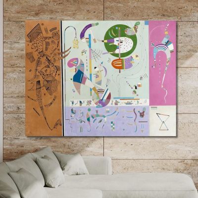 Parties Diverse Wassily Kandinsky wk187 canvas print 