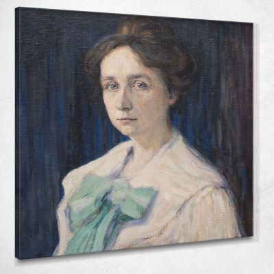 Portrait Of Gabriele Munter Wassily Kandinsky wk192 canvas print 