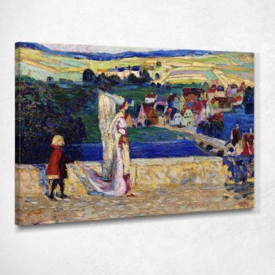 Promenade Sketch Wassily Kandinsky wk193 canvas print 