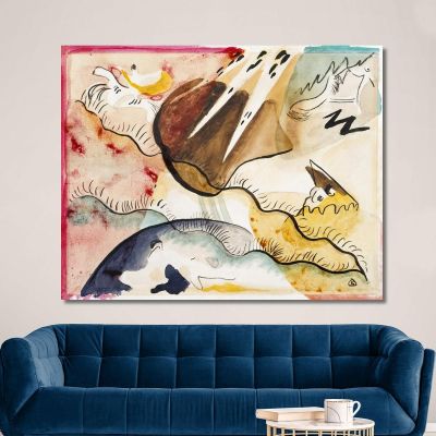 Rain Landscape Wassily Kandinsky wk196 canvas print 