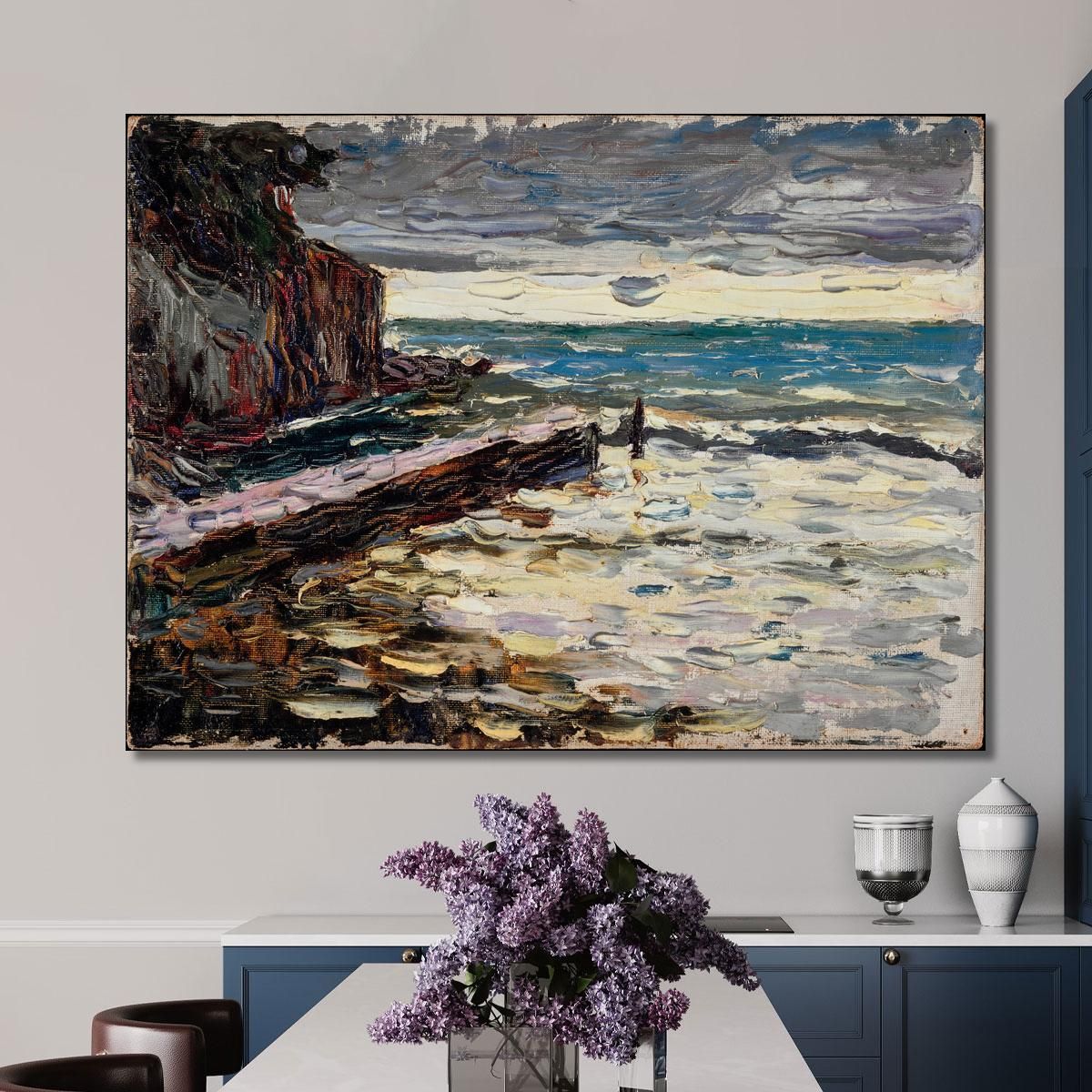 Rapallo Stormy Sea 1906 Wassily Kandinsky wk198 canvas print 