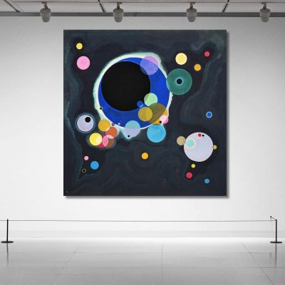 Several Circles 1926 Wassily Kandinsky wk207 canvas print 