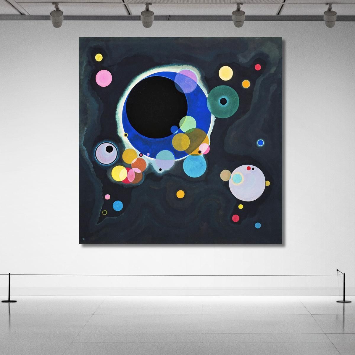 Several Circles 1926 Wassily Kandinsky wk207 canvas print 