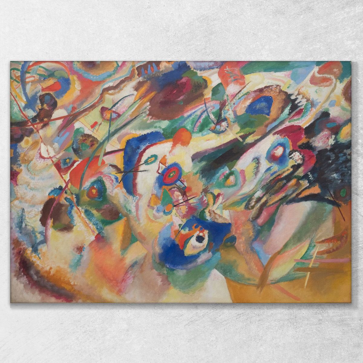 Sketch 2 For Composition Vii Wassily Kandinsky wk210 canvas print 