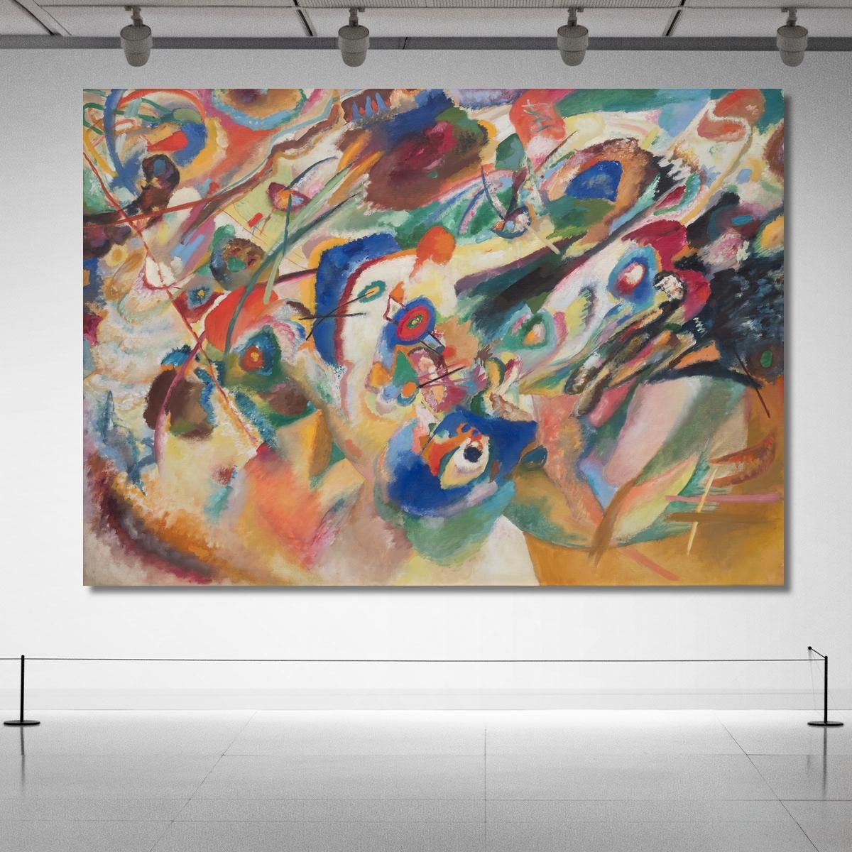 Sketch 2 For Composition Vii Wassily Kandinsky wk210 canvas print 
