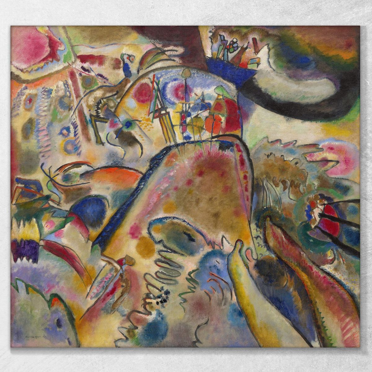 Small Pleasures Wassily Kandinsky wk214 canvas print 
