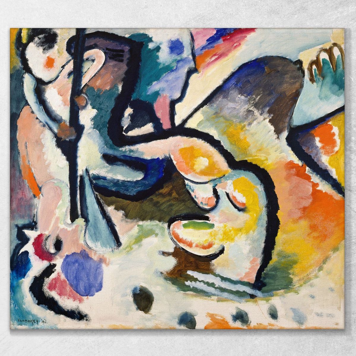 St. George Iii Wassily Kandinsky wk218 canvas print 