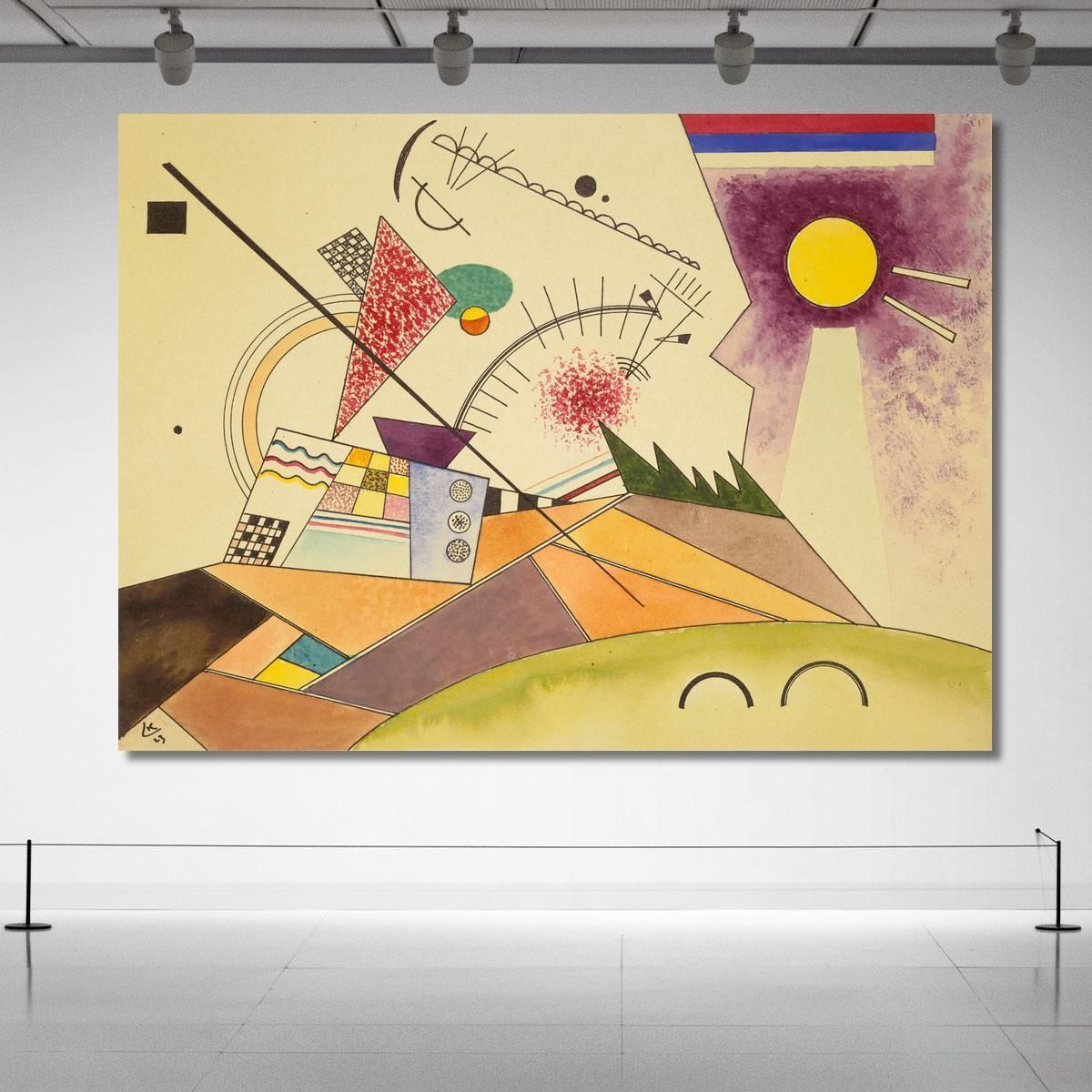 Study For Moving Rest Wassily Kandinsky wk222 canvas print 