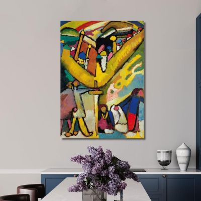 Study For Improvisation 8 1909 Wassily Kandinsky wk223 canvas print 