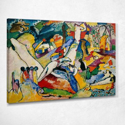 Study To Composition Il Wassily Kandinsky wk226 canvas print 