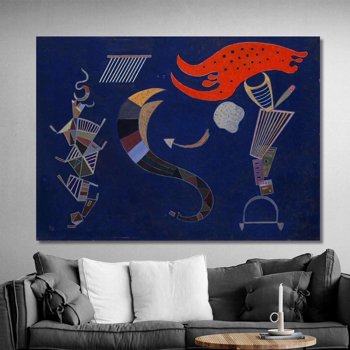 The Arrow Wassily Kandinsky wk228 canvas print 