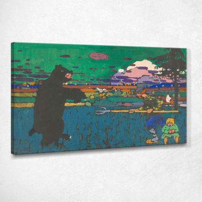 The Bear Wassily Kandinsky wk229 canvas print 