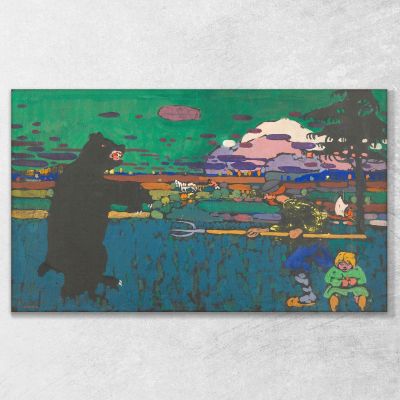 The Bear Wassily Kandinsky wk229 canvas print 