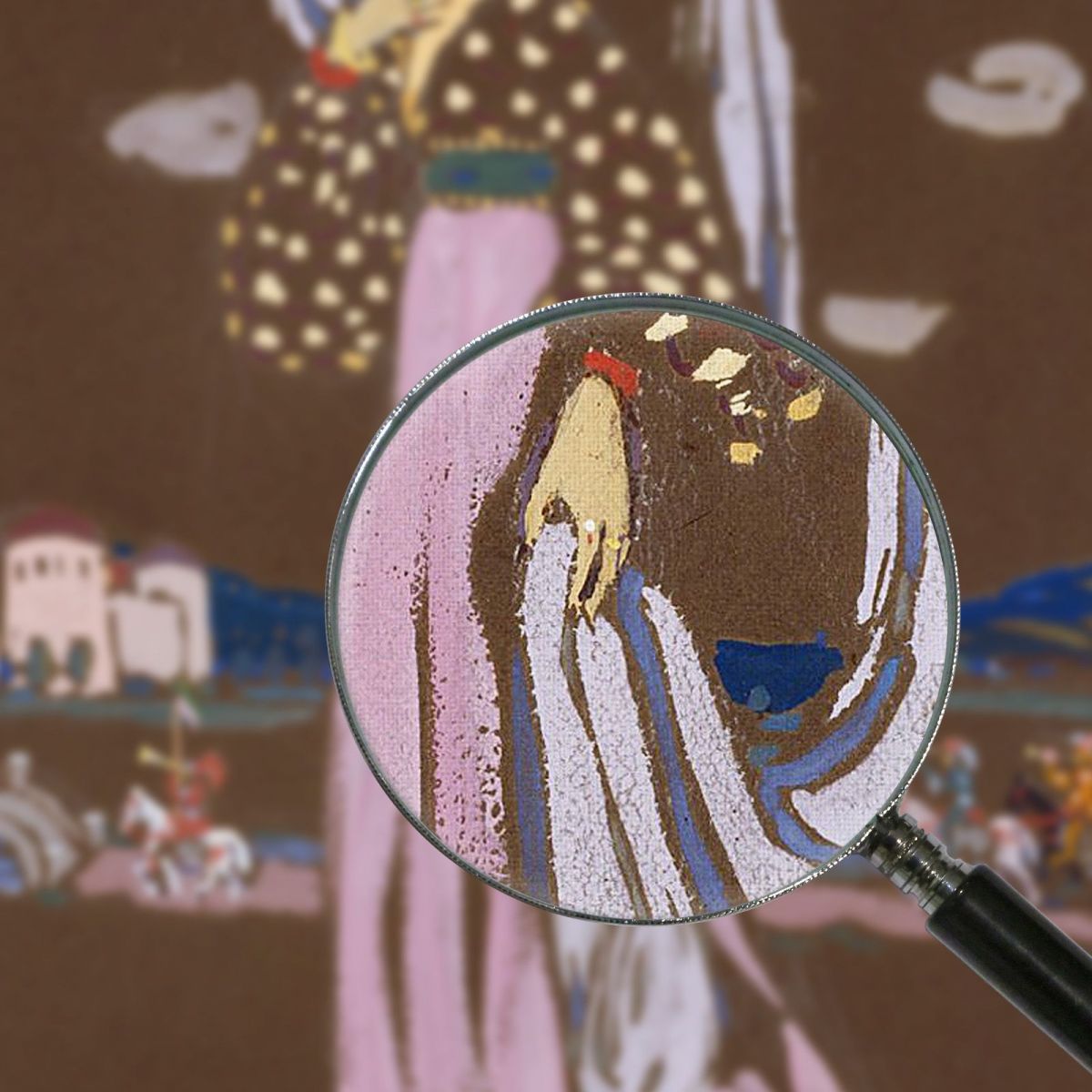 The Night Walking Lady Wassily Kandinsky wk232 canvas print