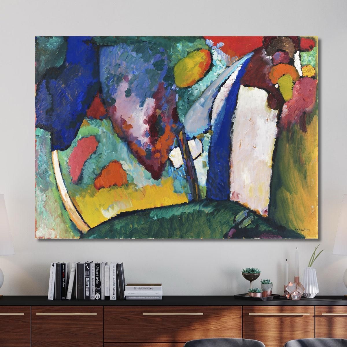 The Waterfall Wassily Kandinsky wk233 canvas print 
