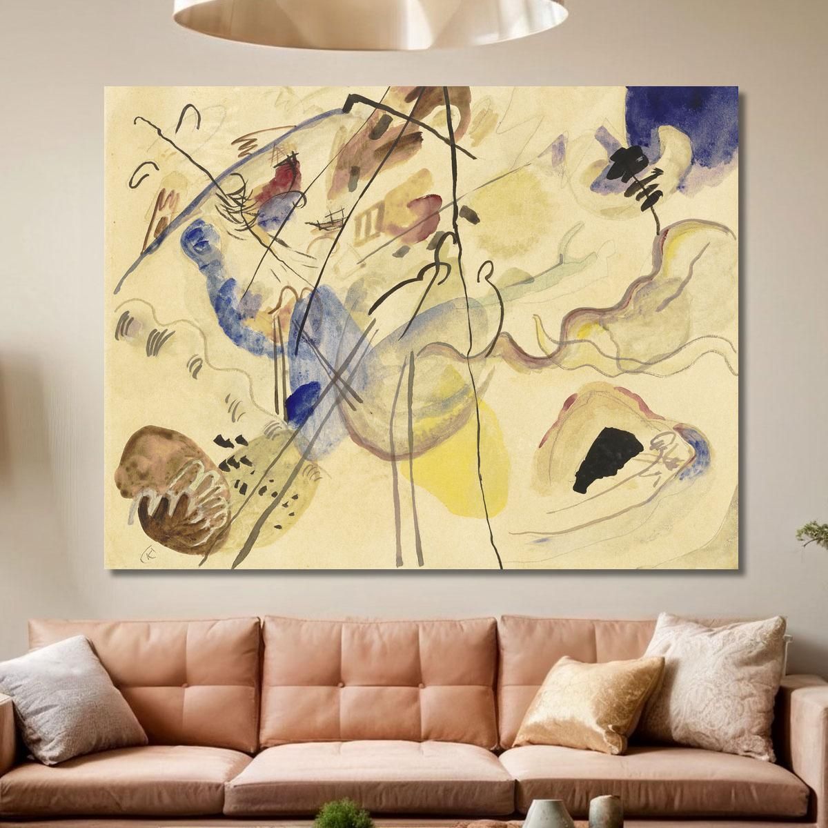 Untitled Improvisation Wassily Kandinsky wk240 canvas print 