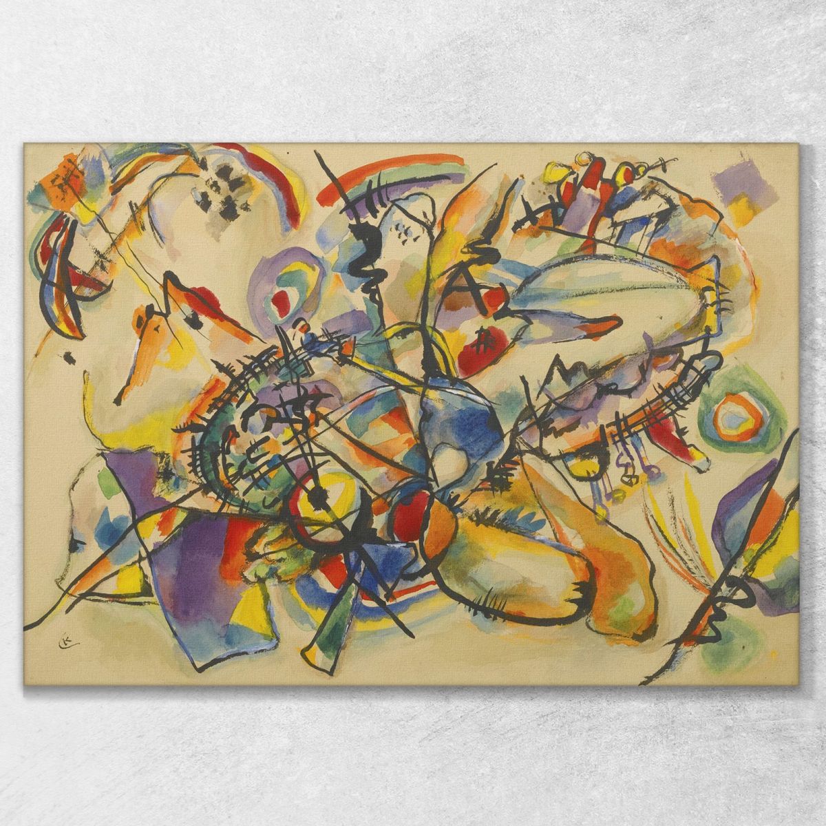 Untitled 1916 Wassily Kandinsky wk241 canvas print 