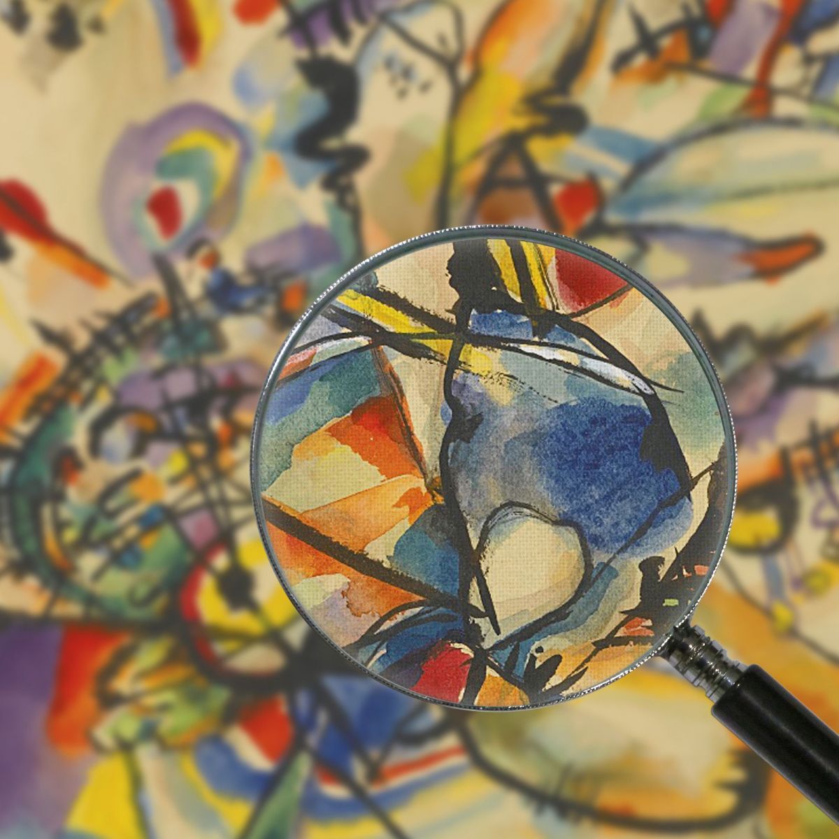 Untitled 1916 Wassily Kandinsky wk241 canvas print