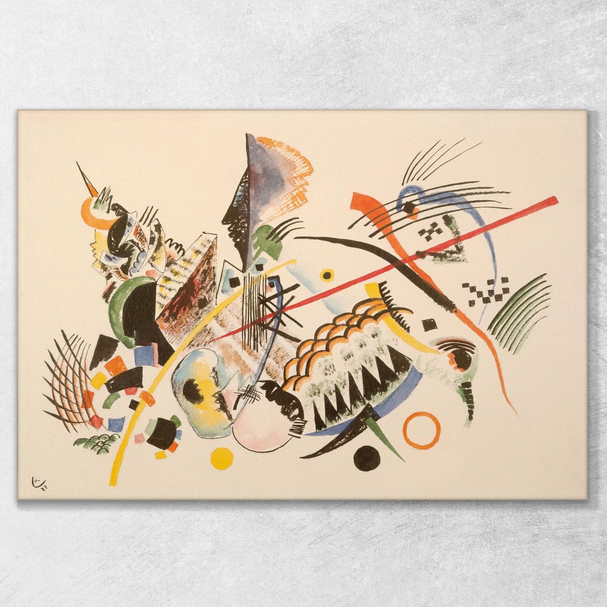 Untitled 1922 Wassily Kandinsky wk242 canvas print 