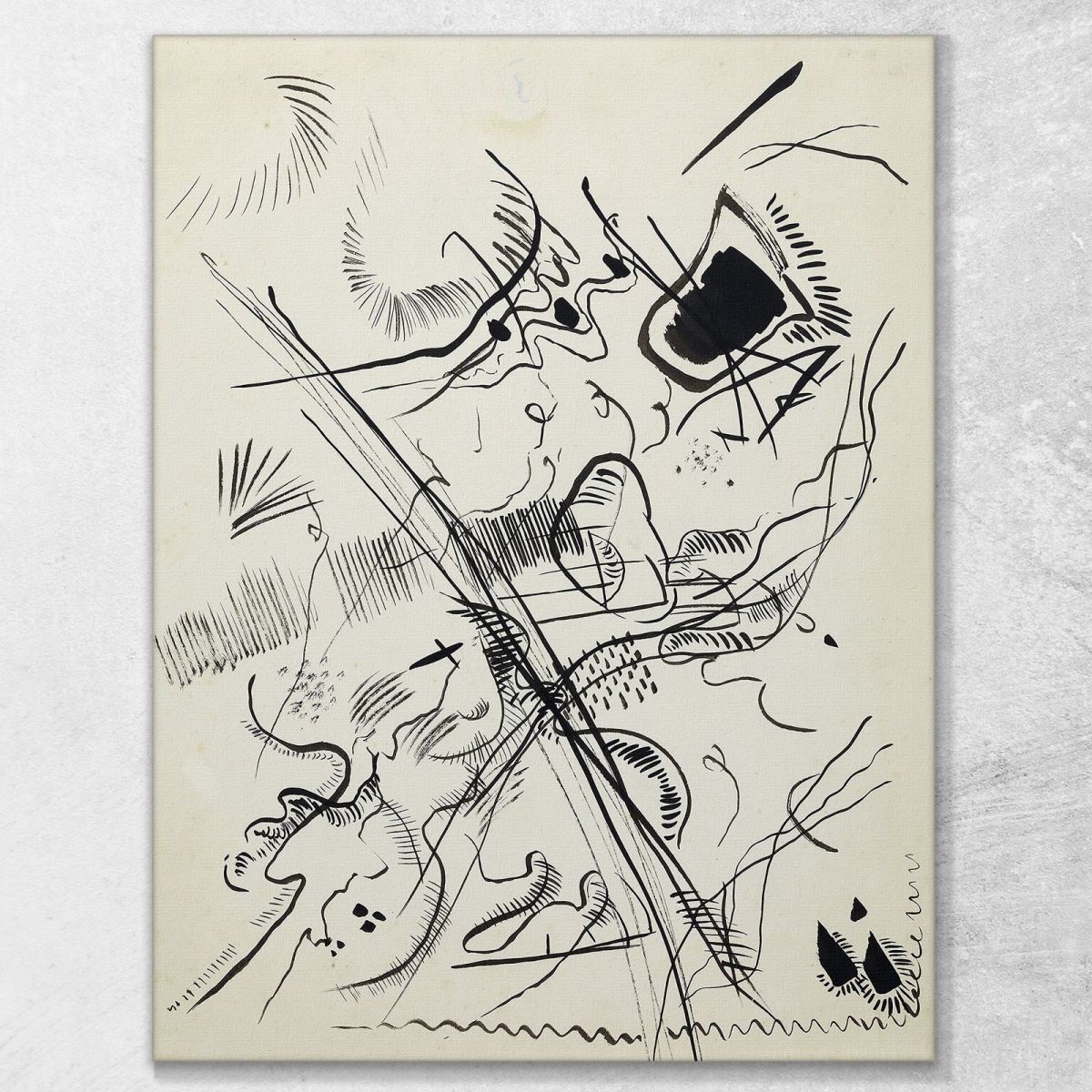 Untitled 2 Wassily Kandinsky wk245 canvas print 