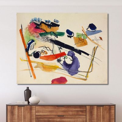 Untitled Wassily Kandinsky wk247 canvas print 