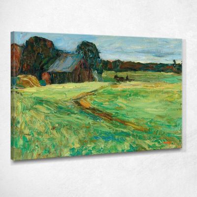 Vasilevskoë Barn With Pony Wassily Kandinsky wk249 canvas print 