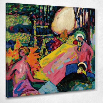 White Sound White Sound Wassily Kandinsky wk254 canvas print 