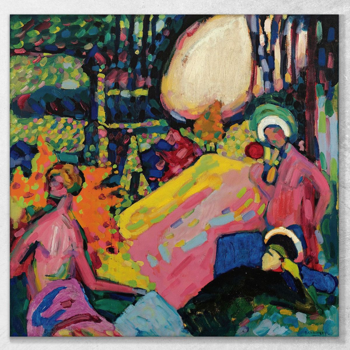 White Sound White Sound Wassily Kandinsky wk254 canvas print 