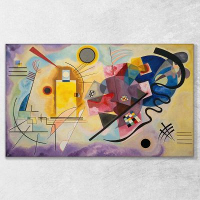 Yellow Red Blue Wassily Kandinsky wk258 canvas print 