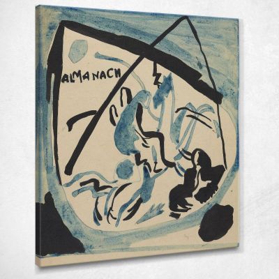 Design For The Cover Of The Almanac The Blue Rider Vii Wassily Kandinsky wk267 canvas print 