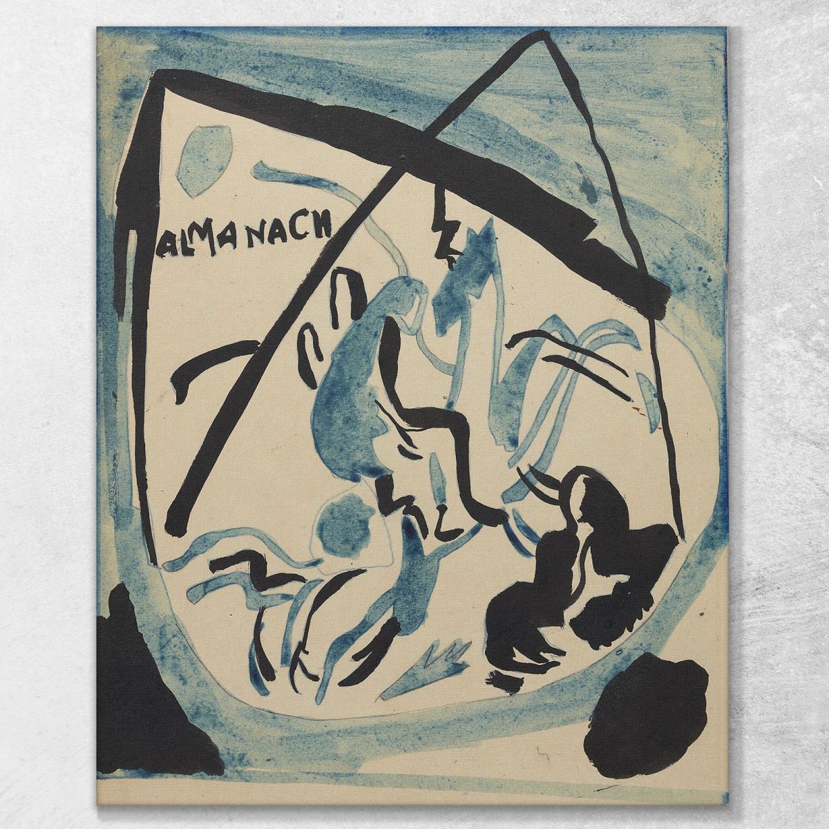 Design For The Cover Of The Almanac The Blue Rider Vii Wassily Kandinsky wk267 canvas print 