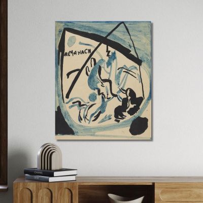 Design For The Cover Of The Almanac The Blue Rider Vii Wassily Kandinsky wk267 canvas print 