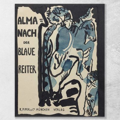 Final Design For The Cover Of The Almanac The Blue Rider Wassily Kandinsky wk285 canvas print 