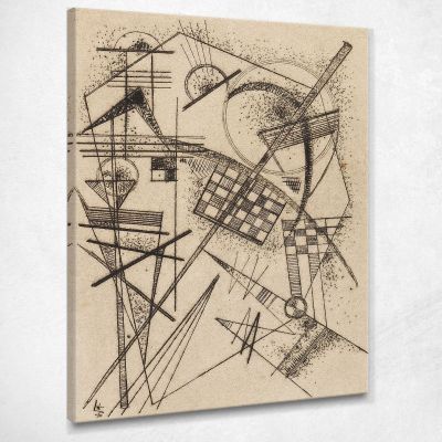 Etching For The German Art Community Wassily Kandinsky wk287 canvas print 