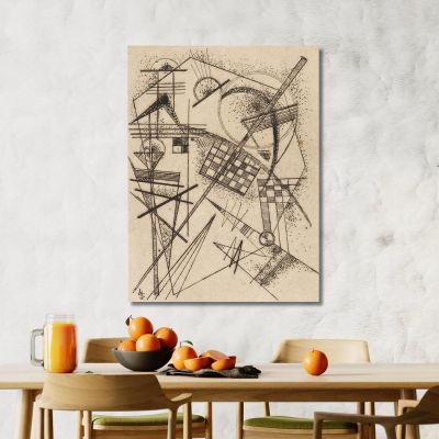 Etching For The German Art Community Wassily Kandinsky wk287 canvas print 