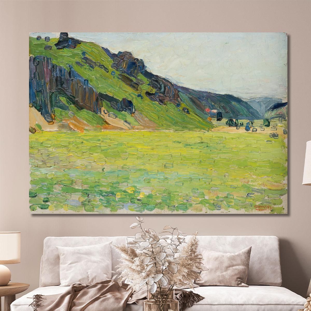 Kallmünz Light Green Mountains Wassily Kandinsky wk292 canvas print 