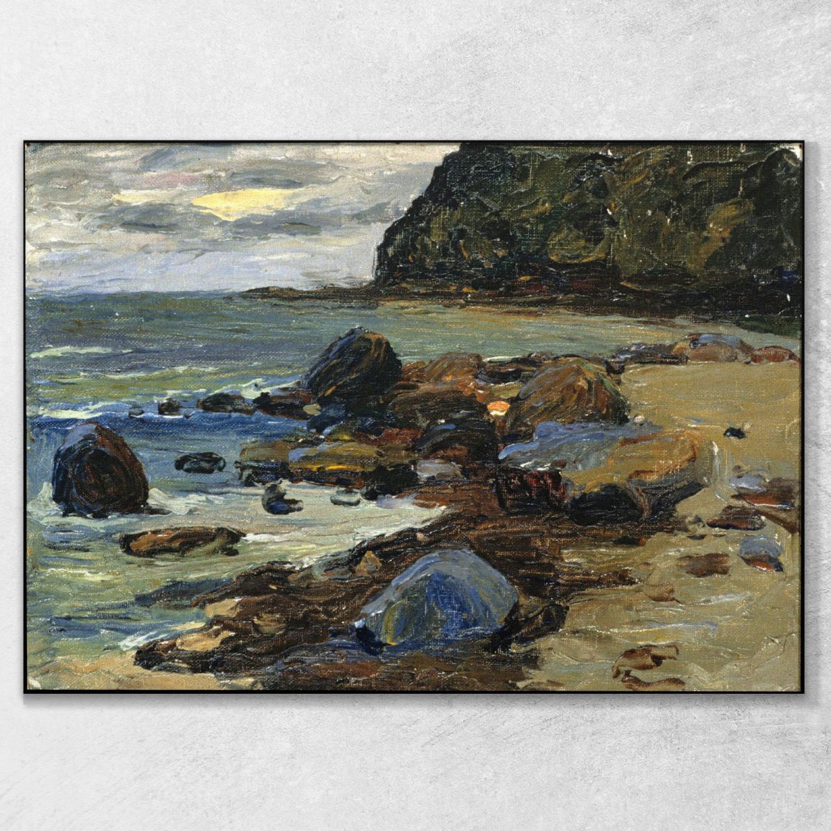 Sestri On The Beach Wassily Kandinsky wk293 canvas print 