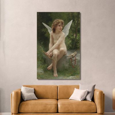 Love On The Lookout William Bouguereau wbg11 canvas print 