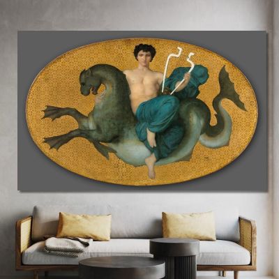 Arion On A Sea Horse William Bouguereau wbg12 canvas print 