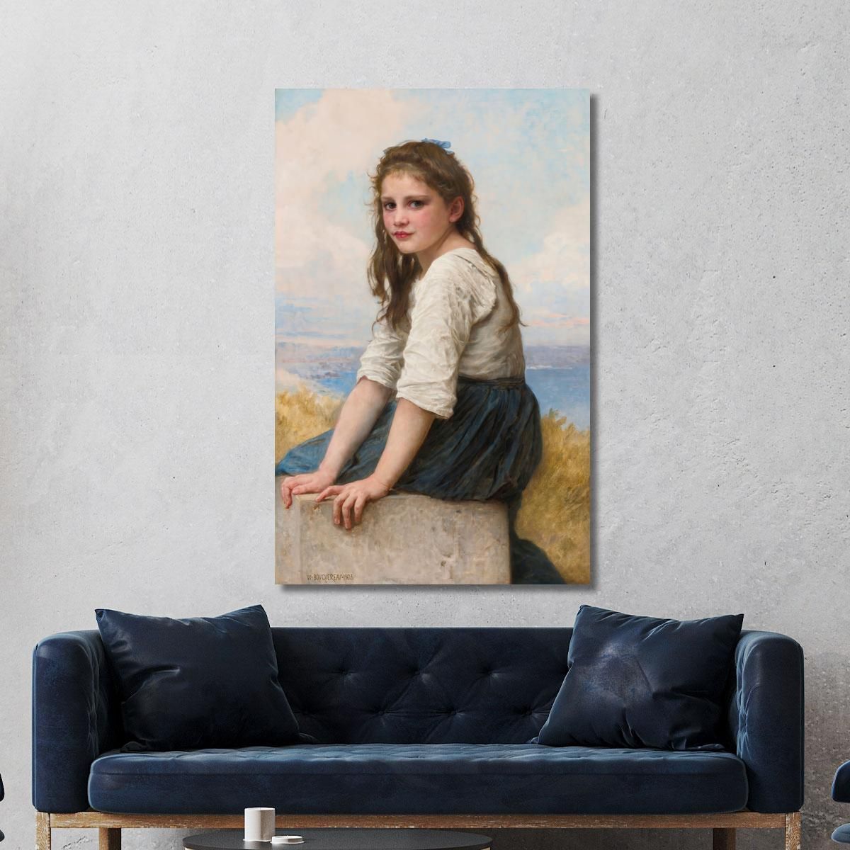 At The Seaside William Bouguereau wbg13 canvas print 