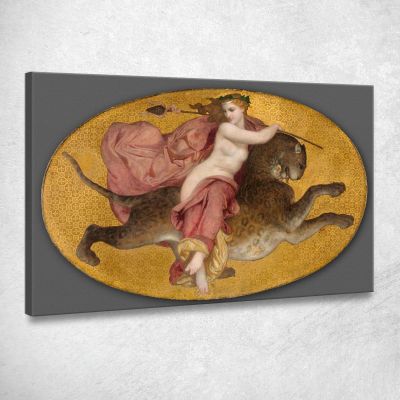 Bacchante On A Panther William Bouguereau wbg16 canvas print 