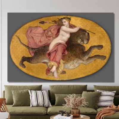 Bacchante On A Panther William Bouguereau wbg16 canvas print 