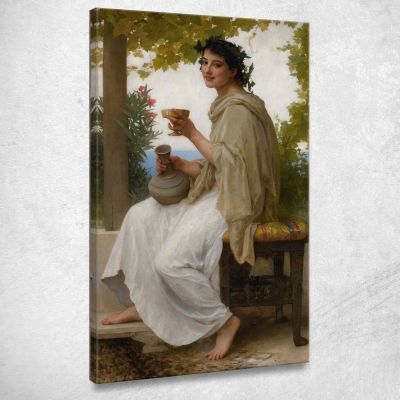 Bacchante William Bouguereau wbg17 canvas print 