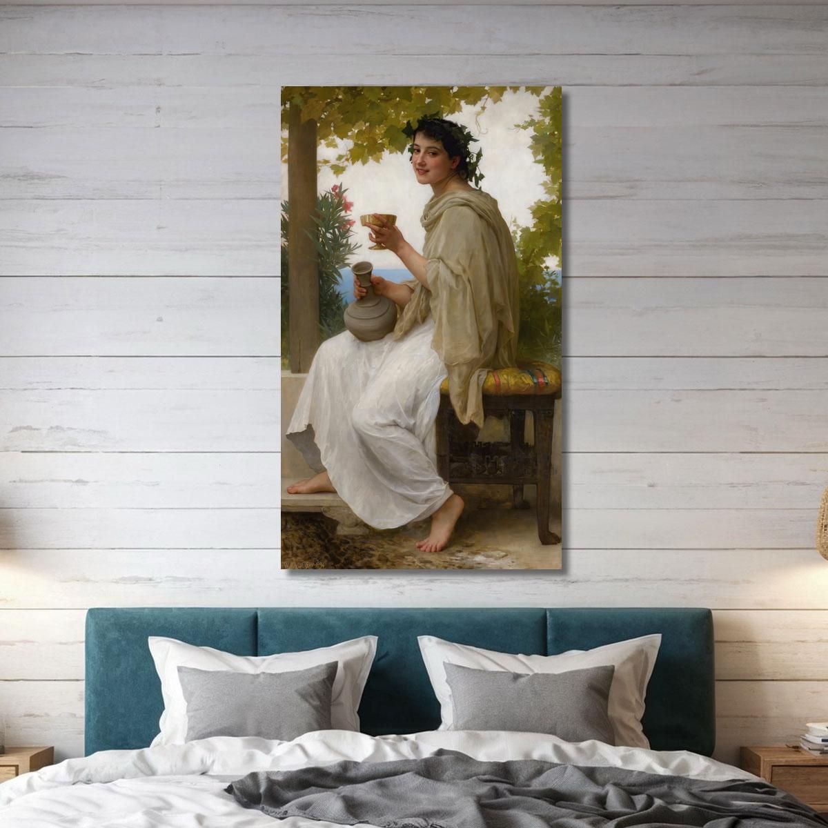 Bacchante William Bouguereau wbg17 canvas print 