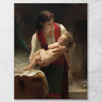 Lullaby Bedtime William Bouguereau wbg20 canvas print 