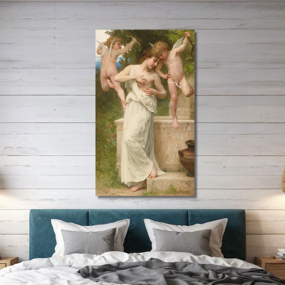 Love Wounds William Bouguereau wbg22 canvas print 
