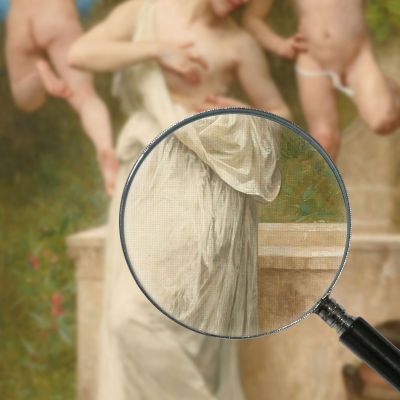 Love Wounds William Bouguereau wbg22 canvas print