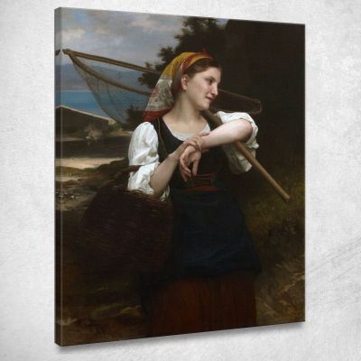 Daughter Of Fisherman William Bouguereau wbg30 canvas print 