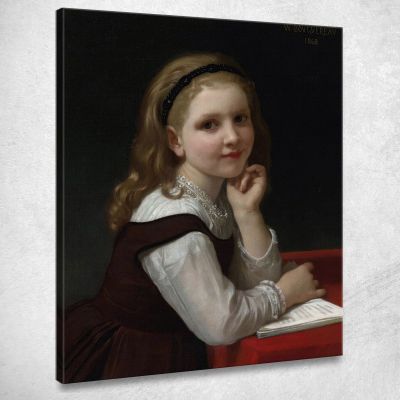 Distraction William Bouguereau wbg31 canvas print 