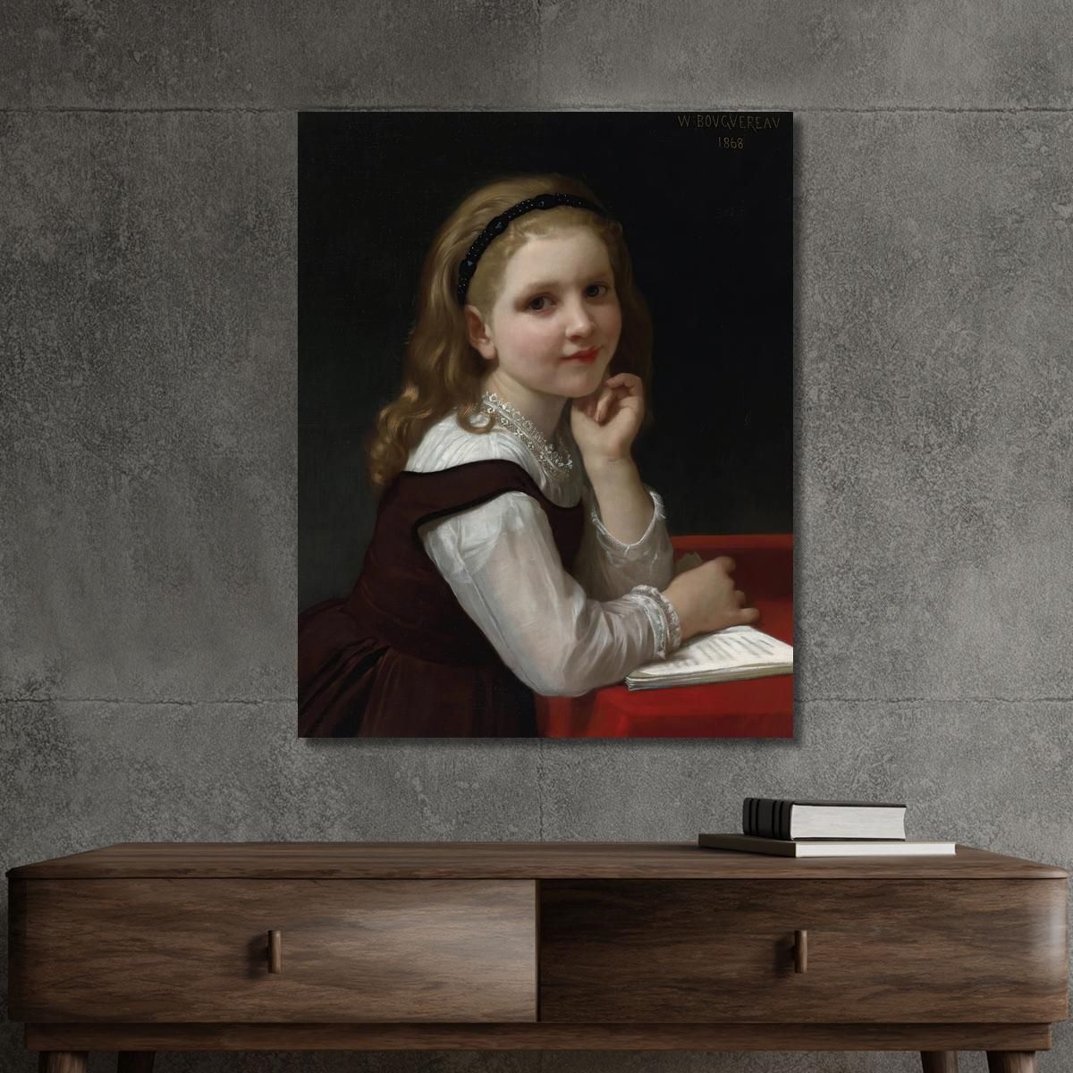 Distraction William Bouguereau wbg31 canvas print 